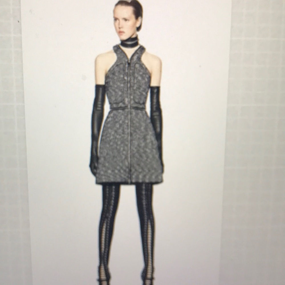 Alexander McQueen zip-detailed black dress - Picture 8 of 9